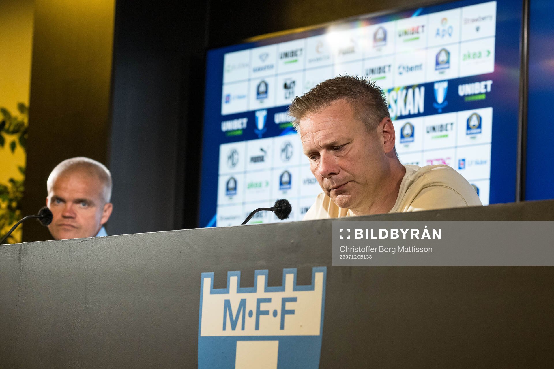 Malmö FFs huvudtränare Gaute Helstrup och IFK Göteborgs