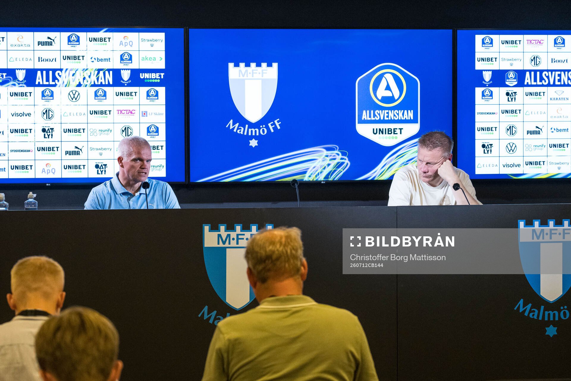 Malmö FFs huvudtränare Gaute Helstrup och IFK Göteborgs