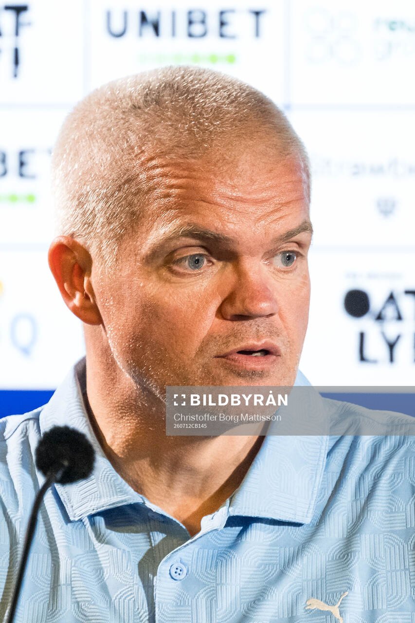 Malmö FFs huvudtränare Gaute Helstrup