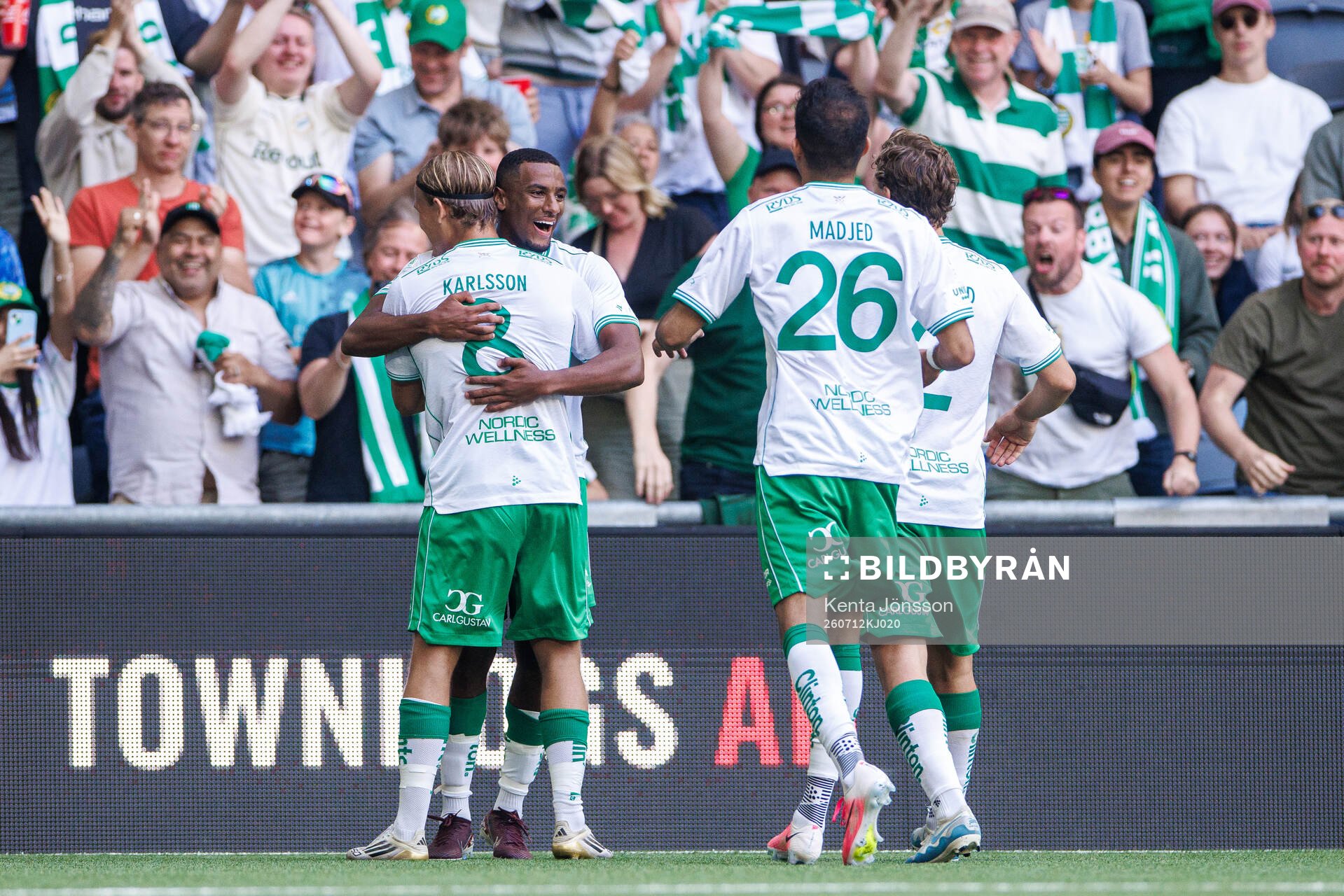 Hammarbys Paulos Abraham jublar