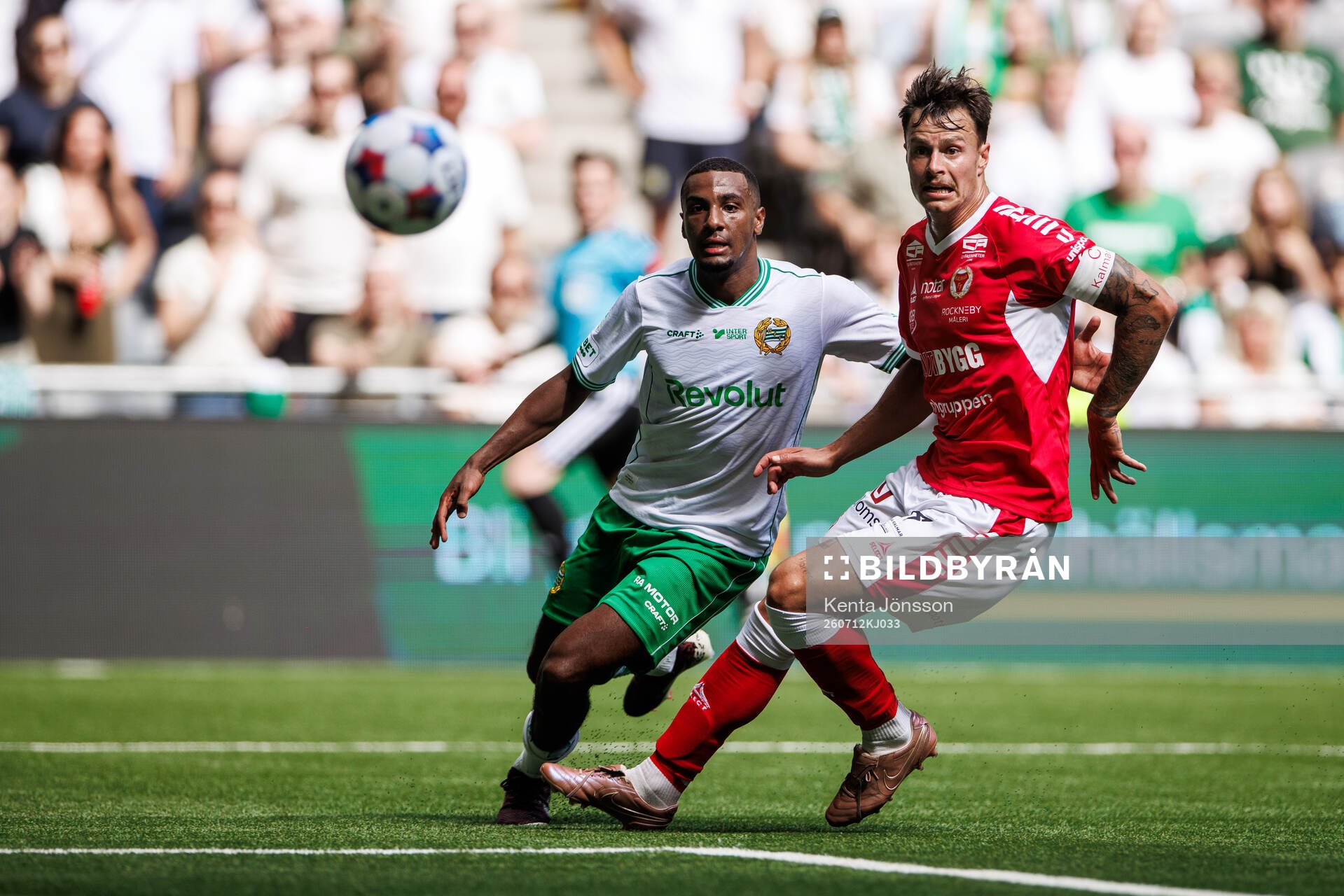 Hammarbys Paulos Abraham och Kalmars Melker Hallberg