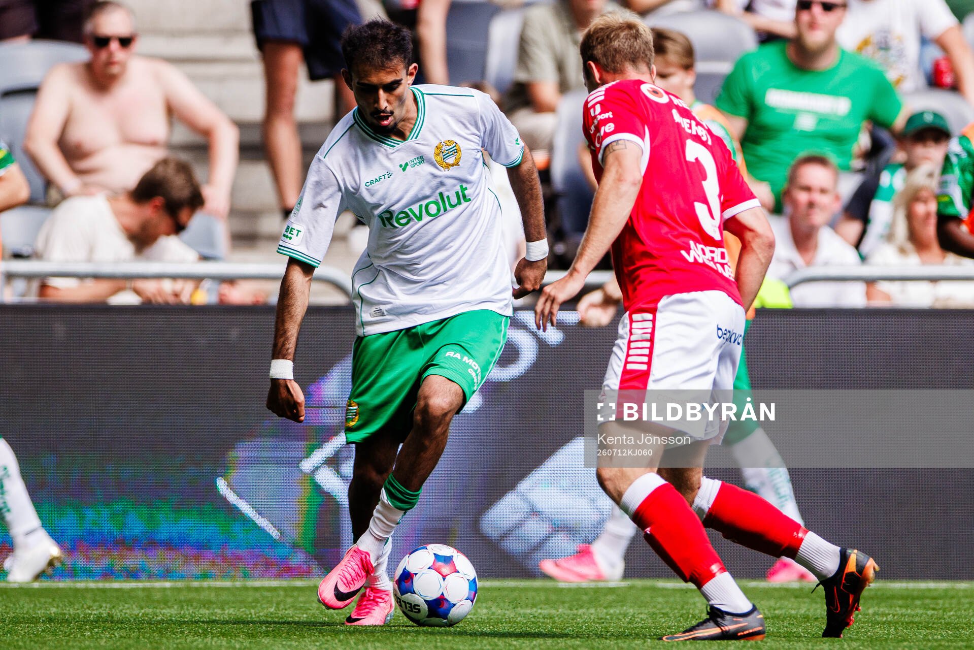 Hammarbys Montader Madjed och Kalmars Sivert Engh Øverby