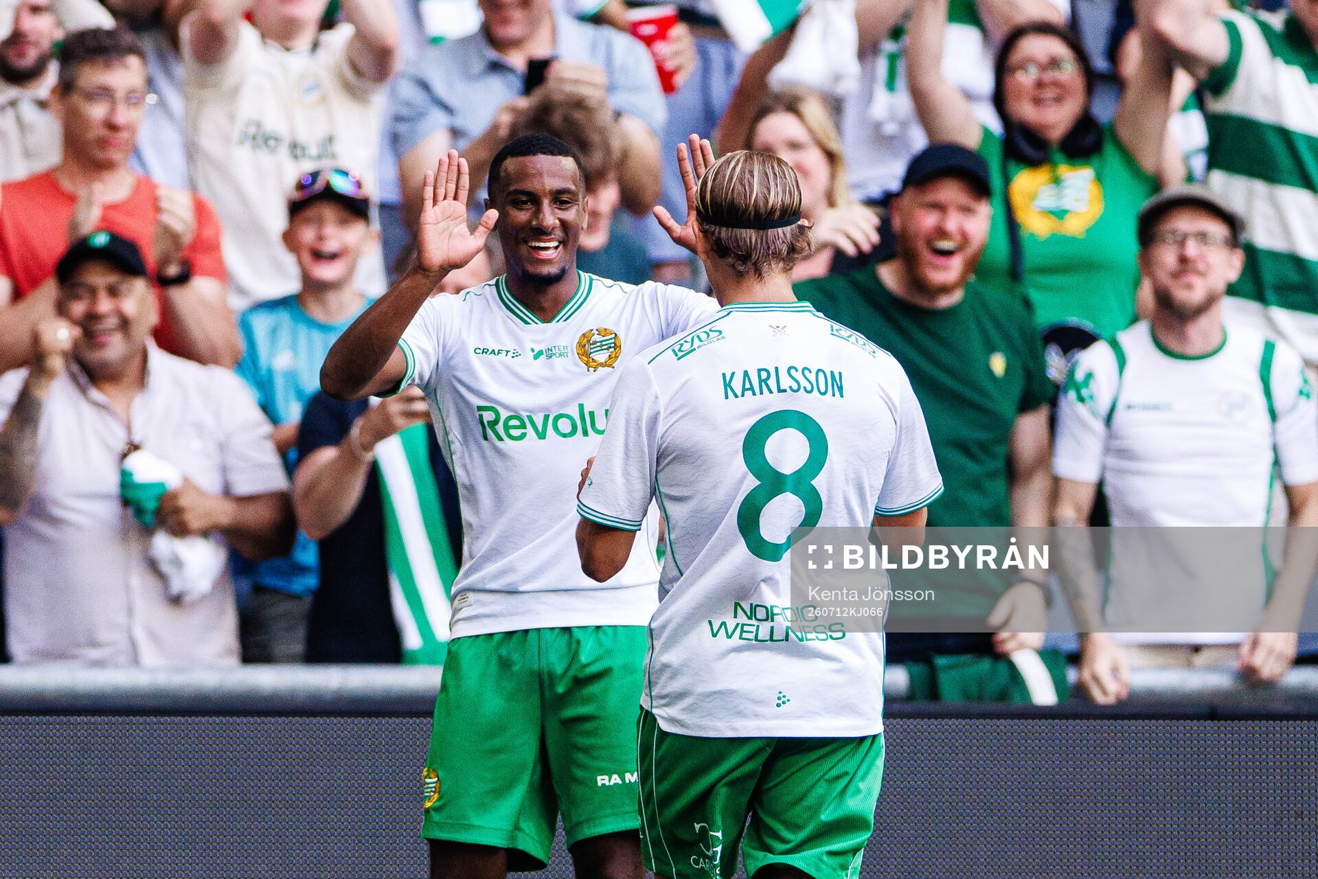 Hammarbys Paulos Abraham jublar