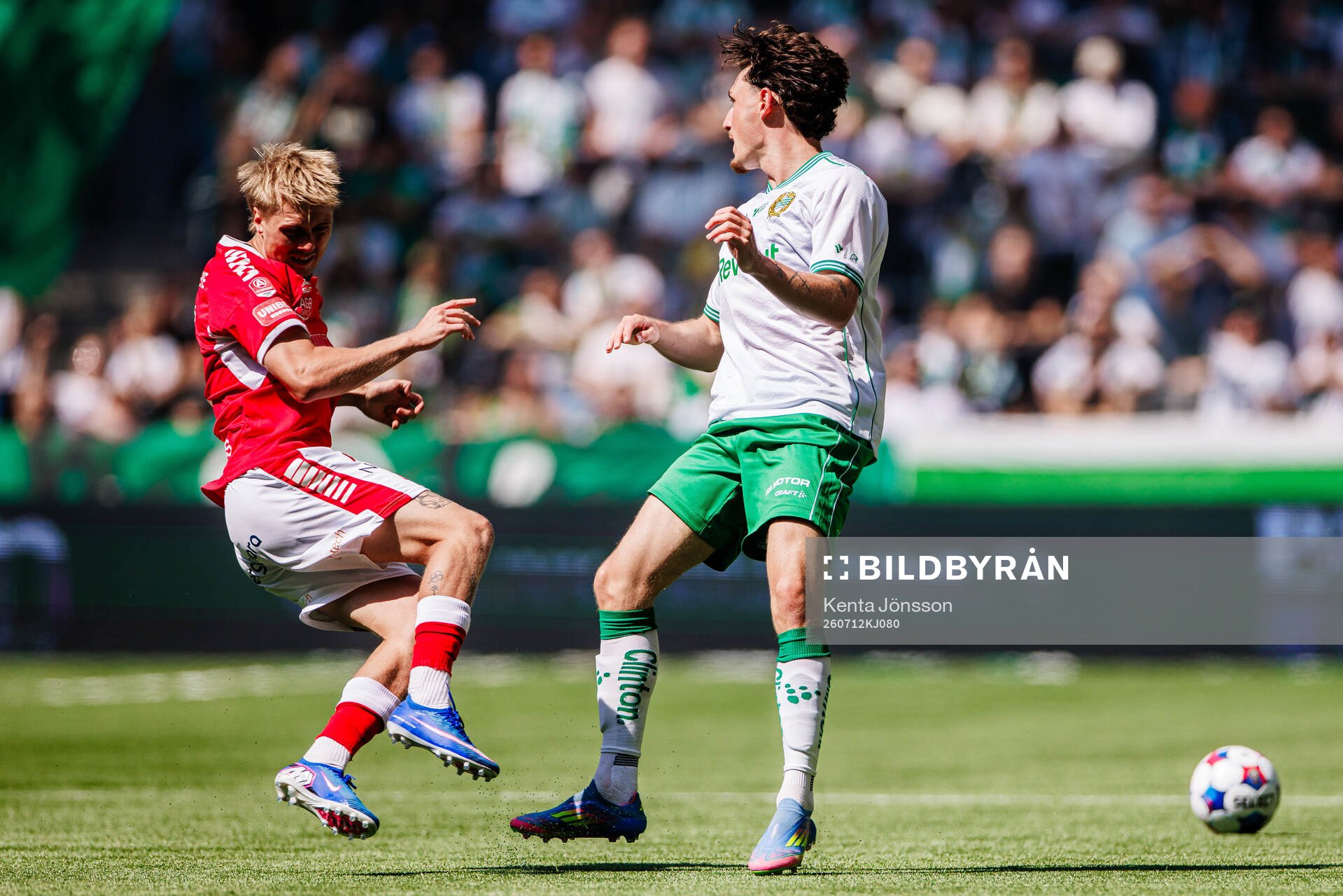 Kalmars Rony Jansson och Hammarbys Noah Persson