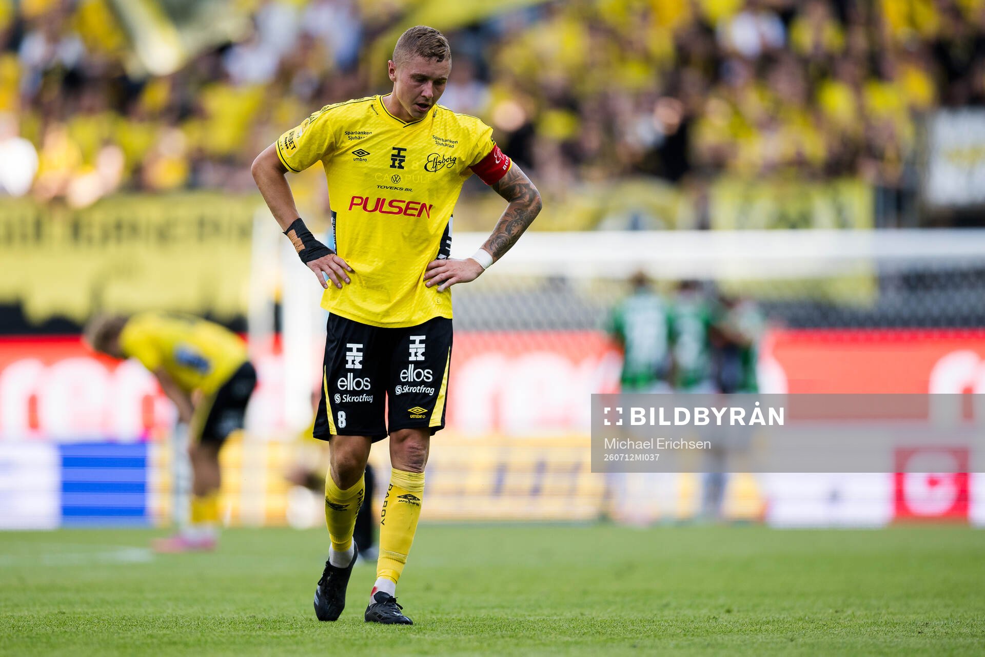 Elfsborgs Sebastian Holmén deppar