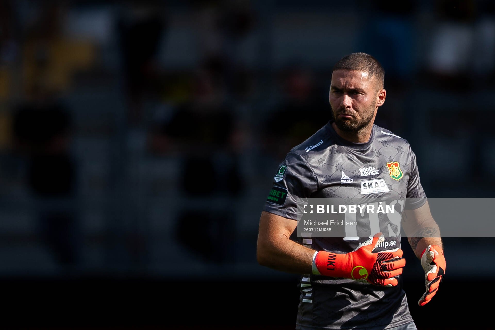 GAIS målvakt Mergim Krasniqi