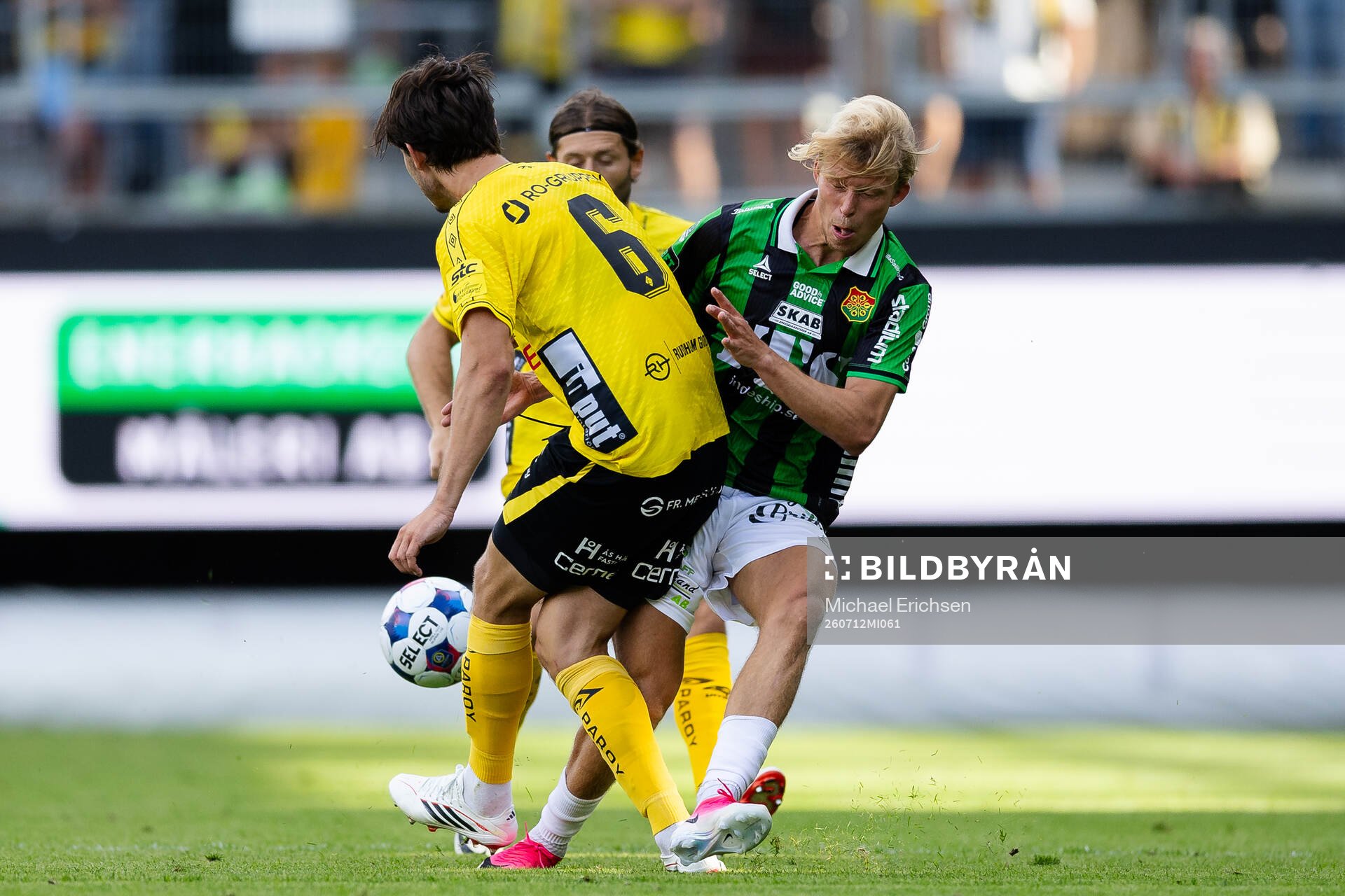 Elfsborgs Rasmus Wikström och GAIS Rasmus Niklasson