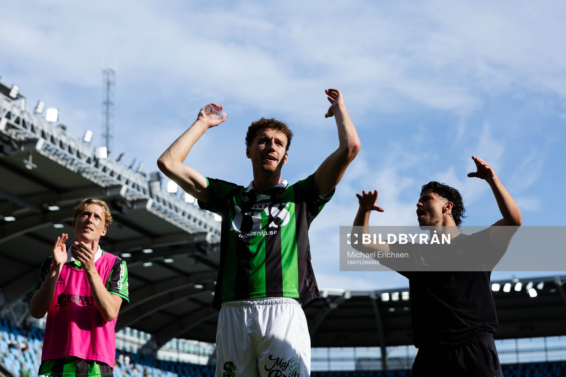 GAIS Filip Beckman, Anes Cardaklija och William Milovanovic