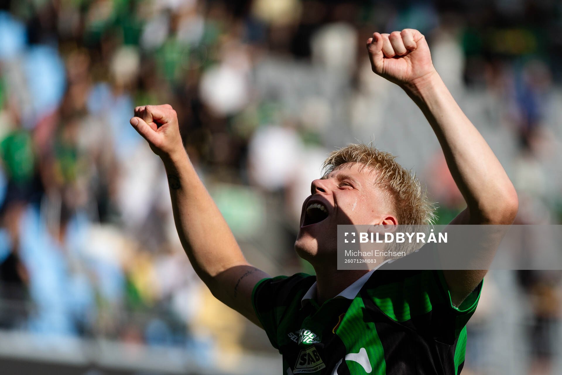 GAIS Robert Frosti Thorkelsson jublar