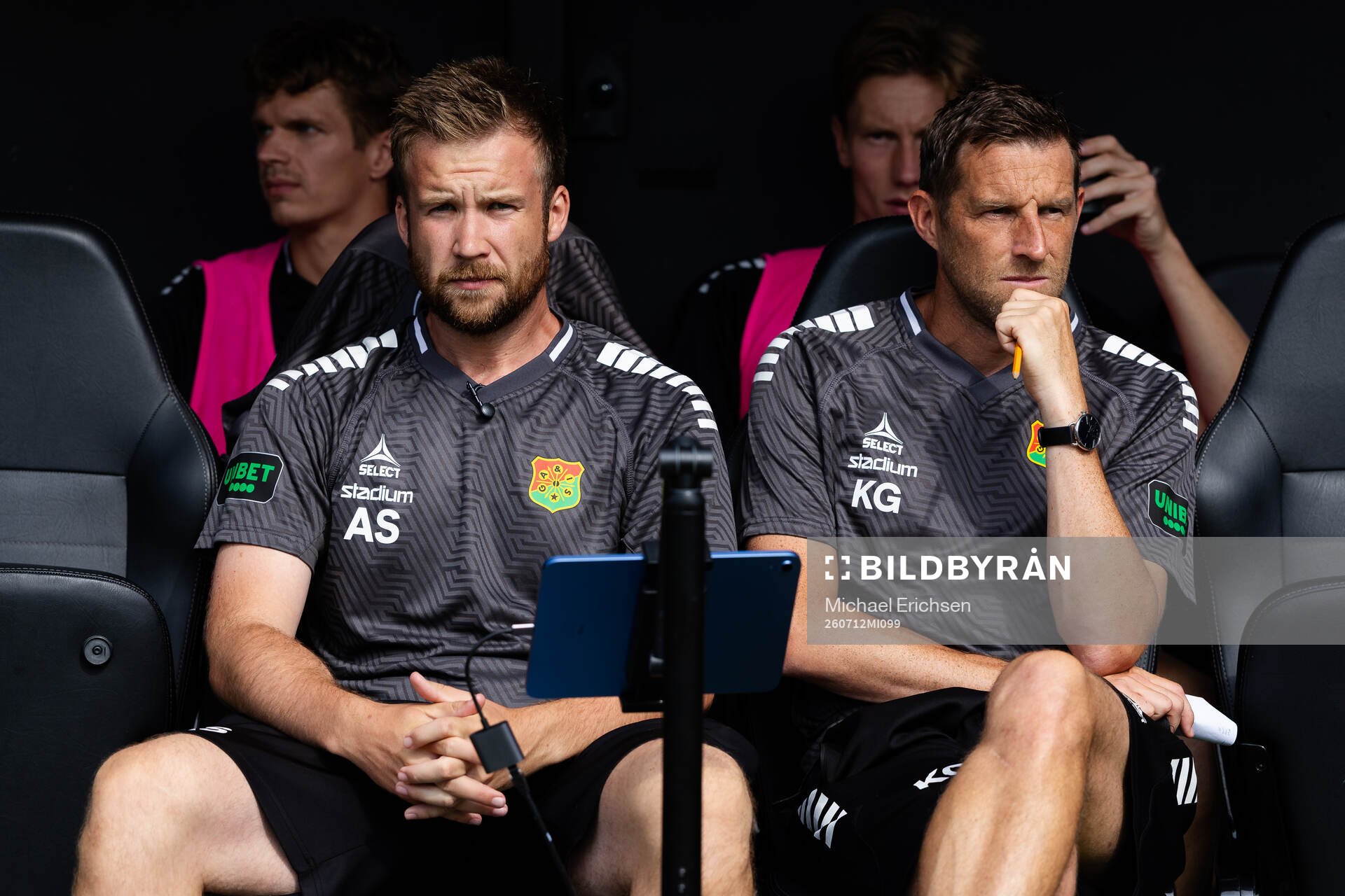 GAIS assisterande tränare Alexander Severin och