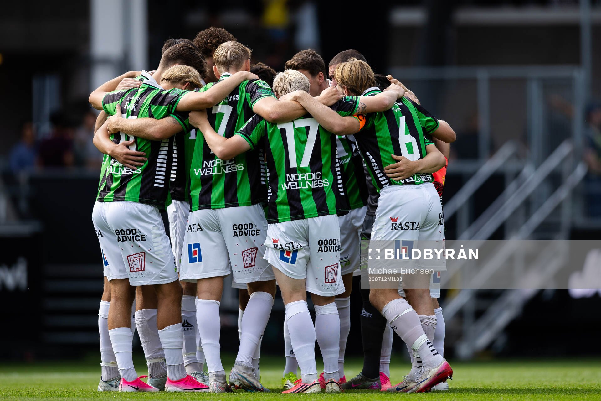 GAIS spelare samlade