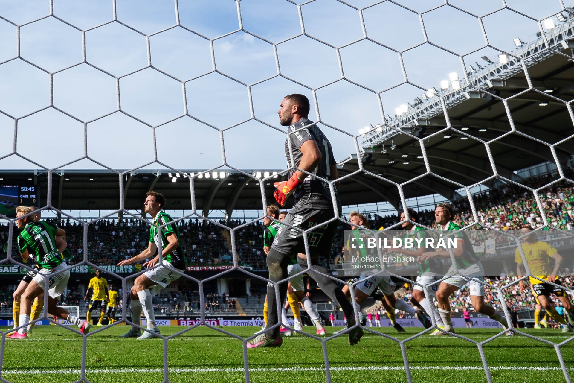 GAIS målvakt Mergim Krasniqi