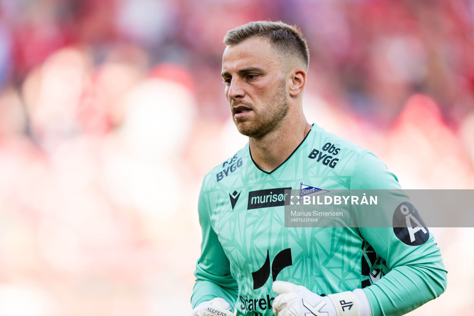 Goalkeeper Jacob Pryts Larsen of Start