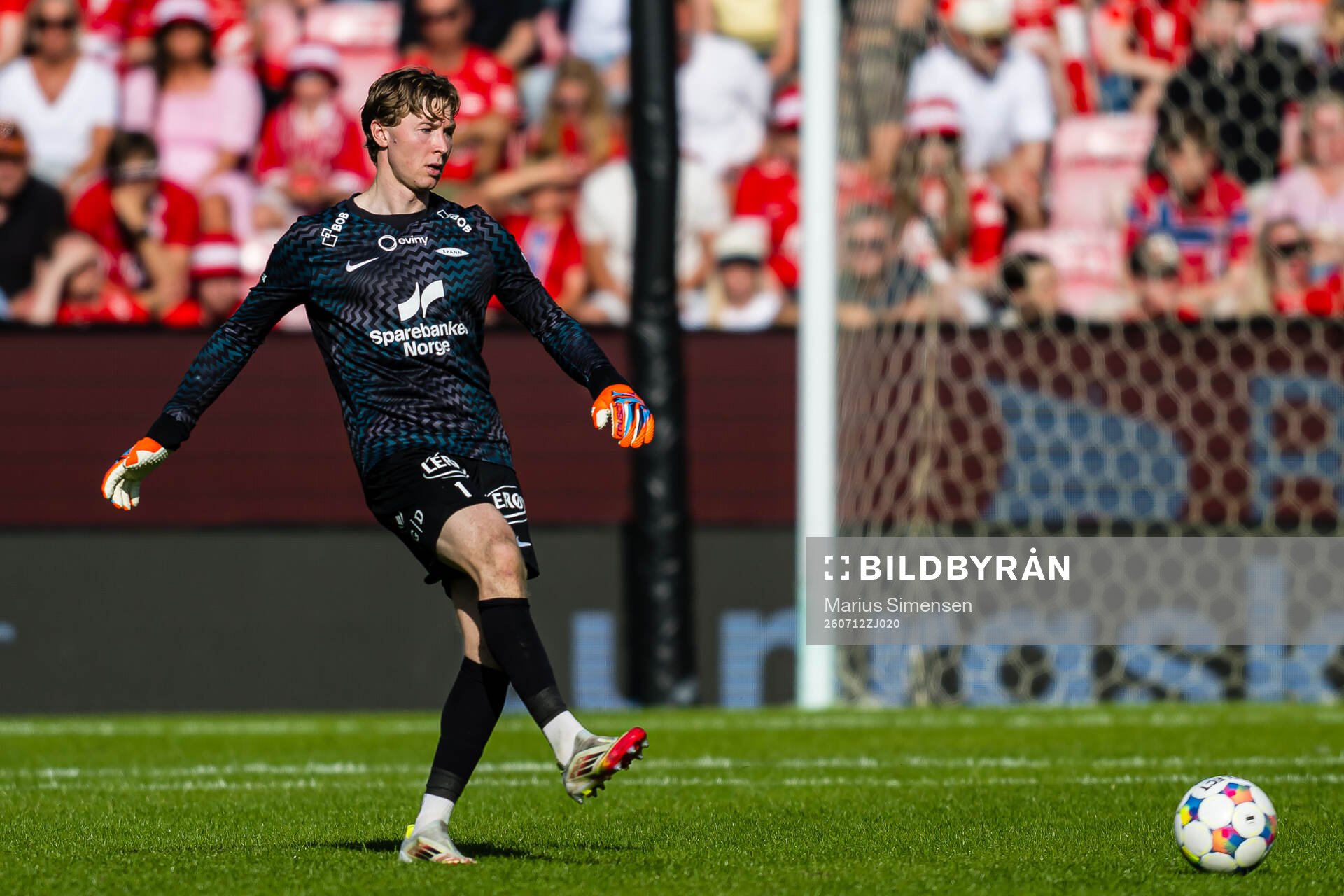 Goalkeeper Mathias Dyngeland of Brann