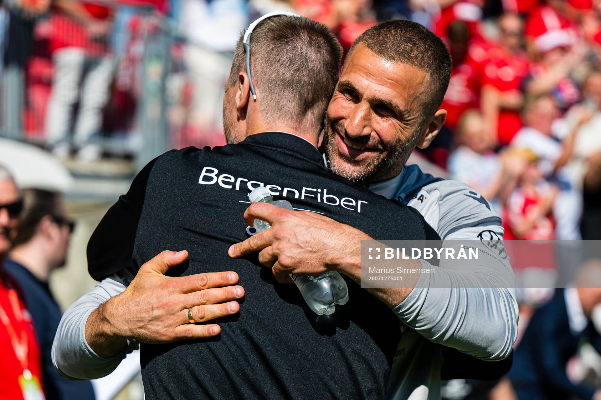 Head coach Eirik Horneland of Brann and head coach Azar