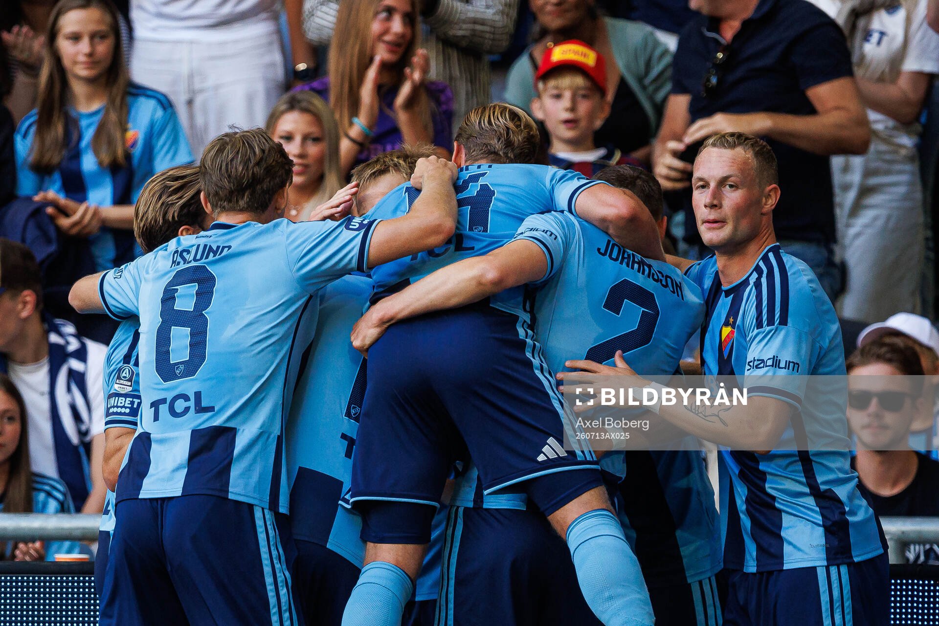 Djurgårdens Bo Hegland jublar