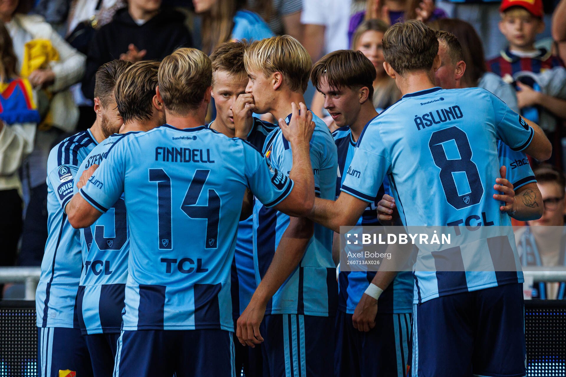 Djurgårdens Bo Hegland jublar