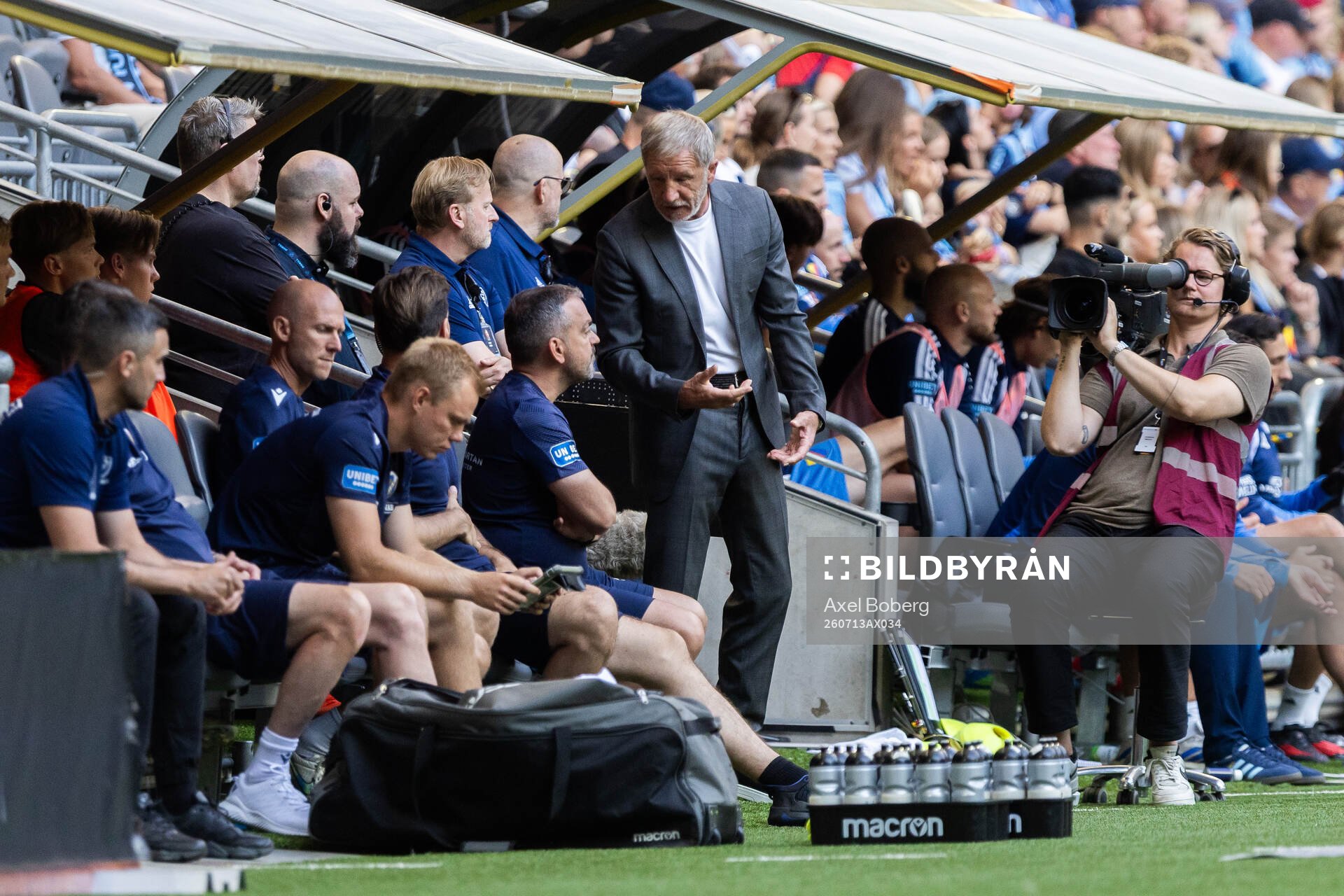 Halmstads tränare Stuart Baxter