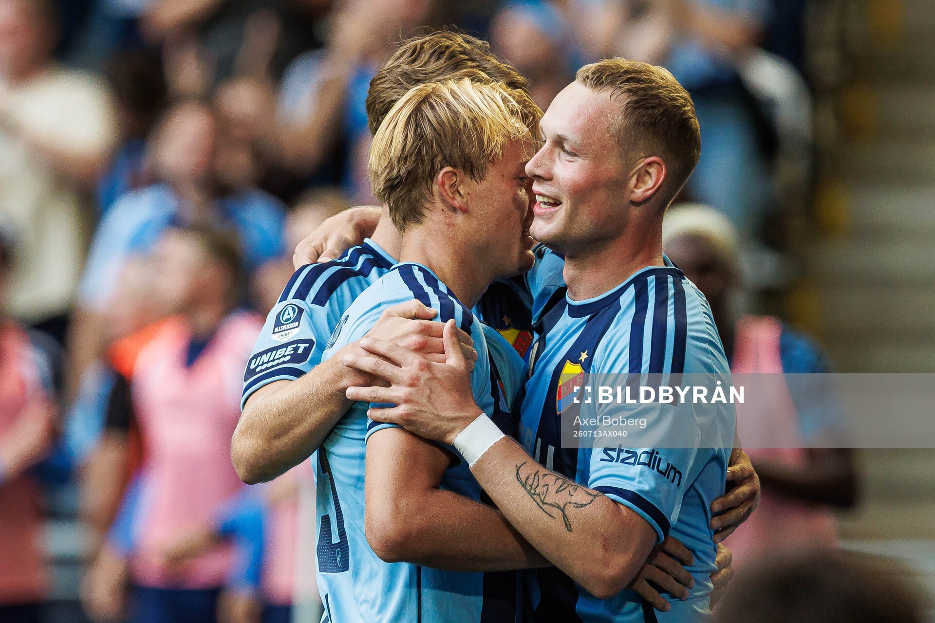 Djurgårdens Kristian Lien jublar