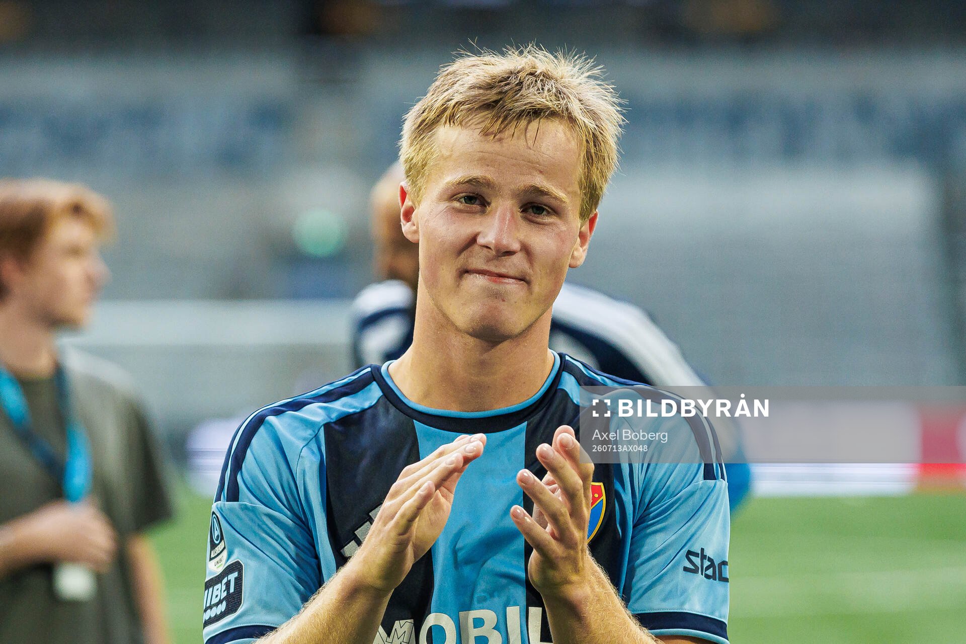 Djurgårdens Bo Hegland jublar