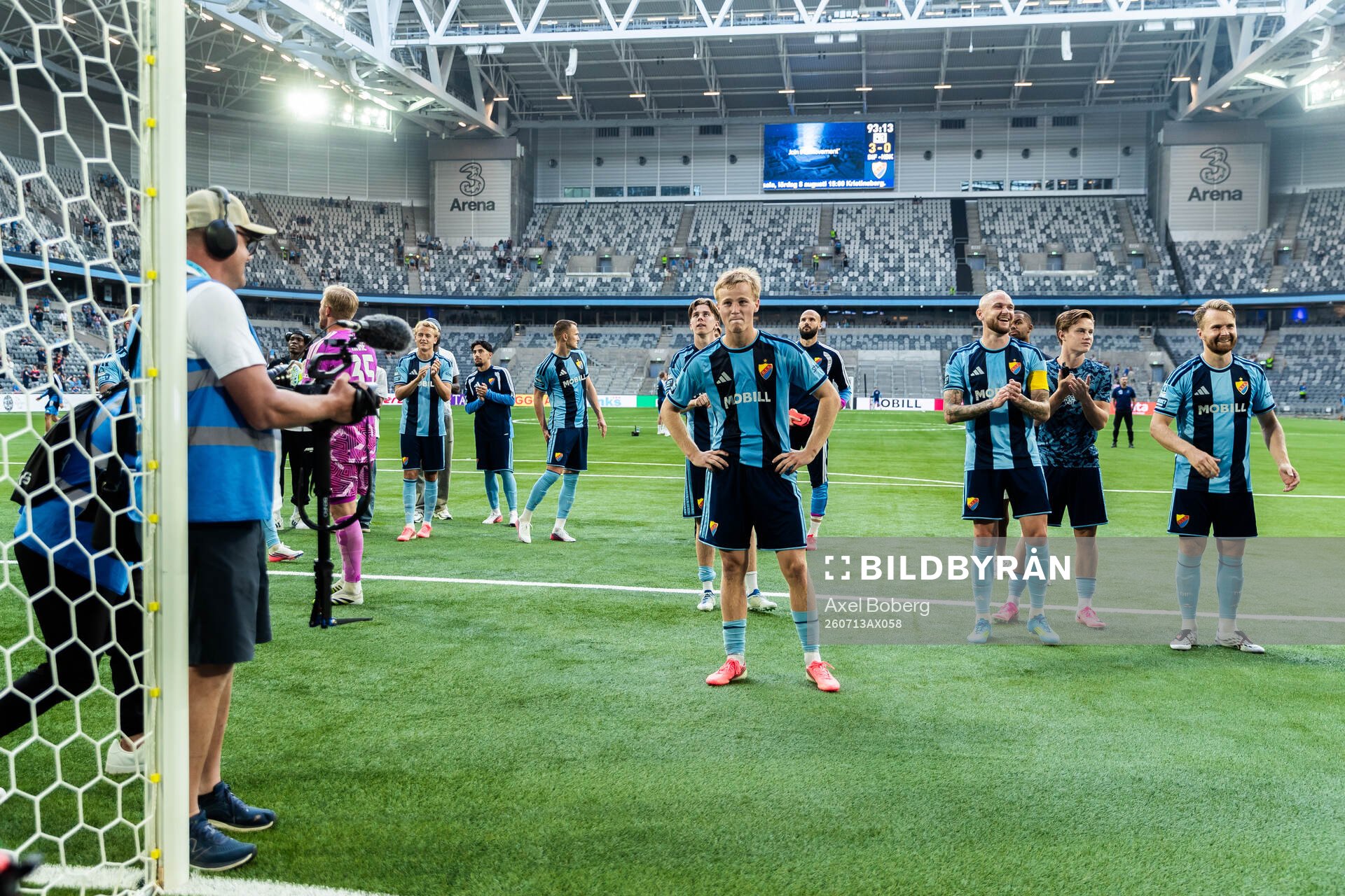 Djurgårdens Bo Hegland jublar
