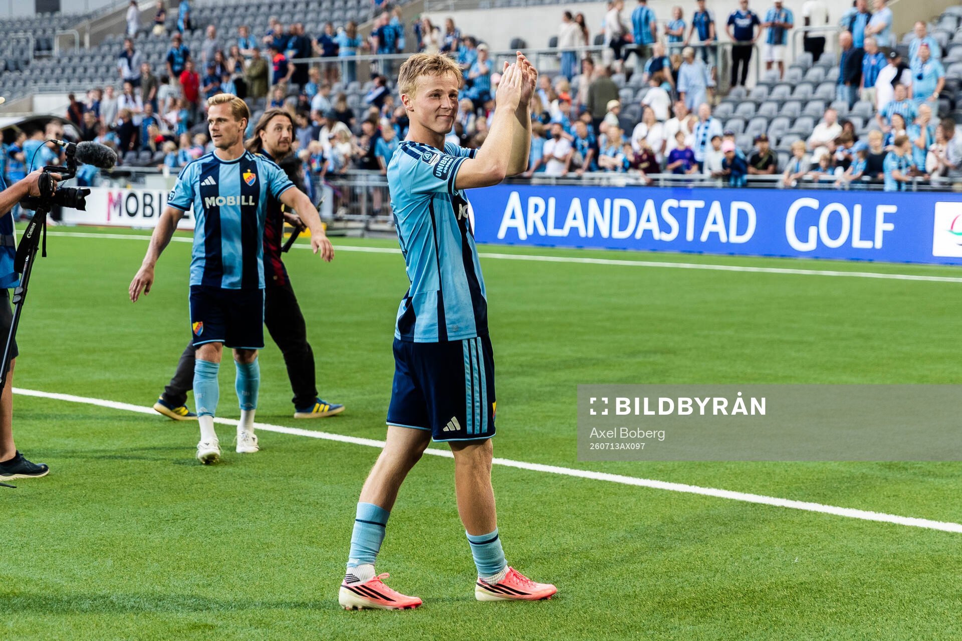 Djurgårdens Bo Hegland jublar