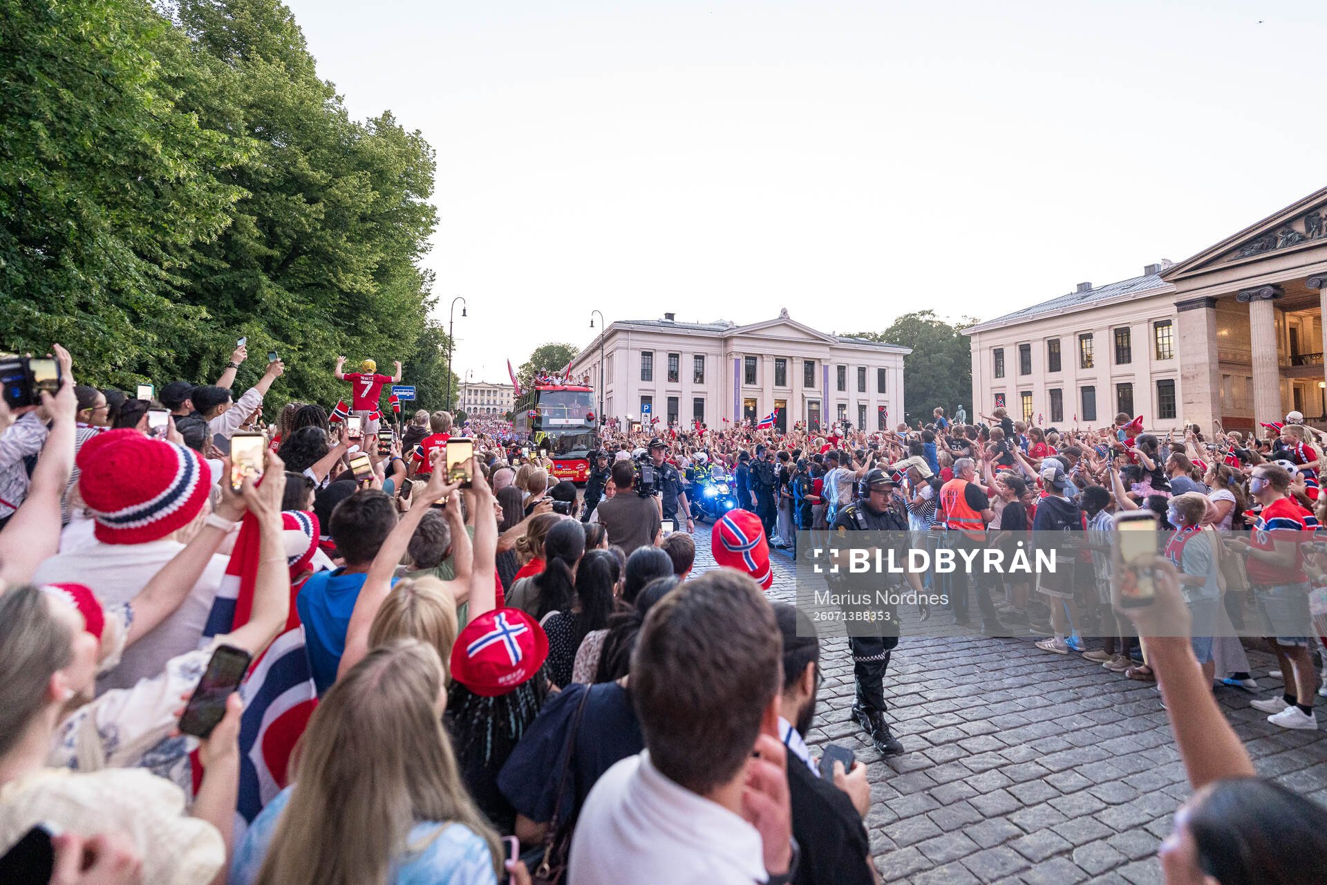 Players of Norway at a team reception