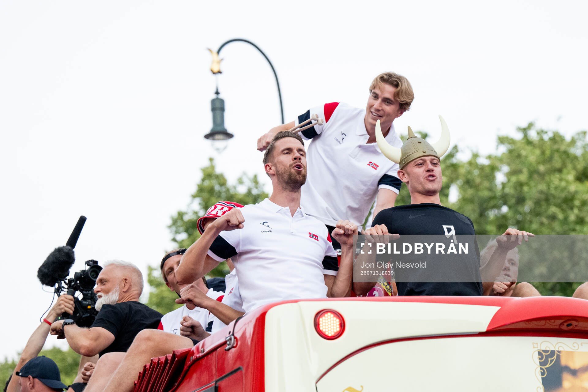 Kristoffer Ajer, Kristian Thorstvedt and Julian Ryerson of