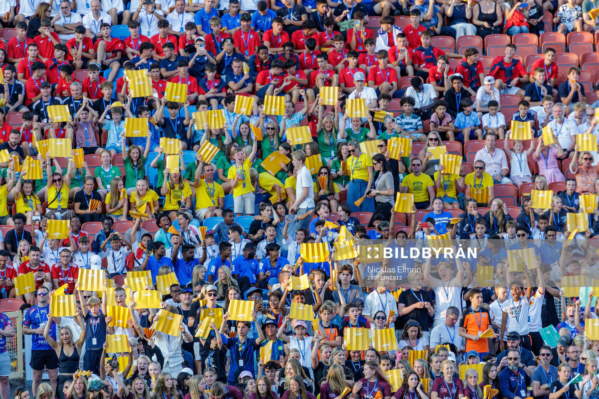 under invigningen av Gothia Cup