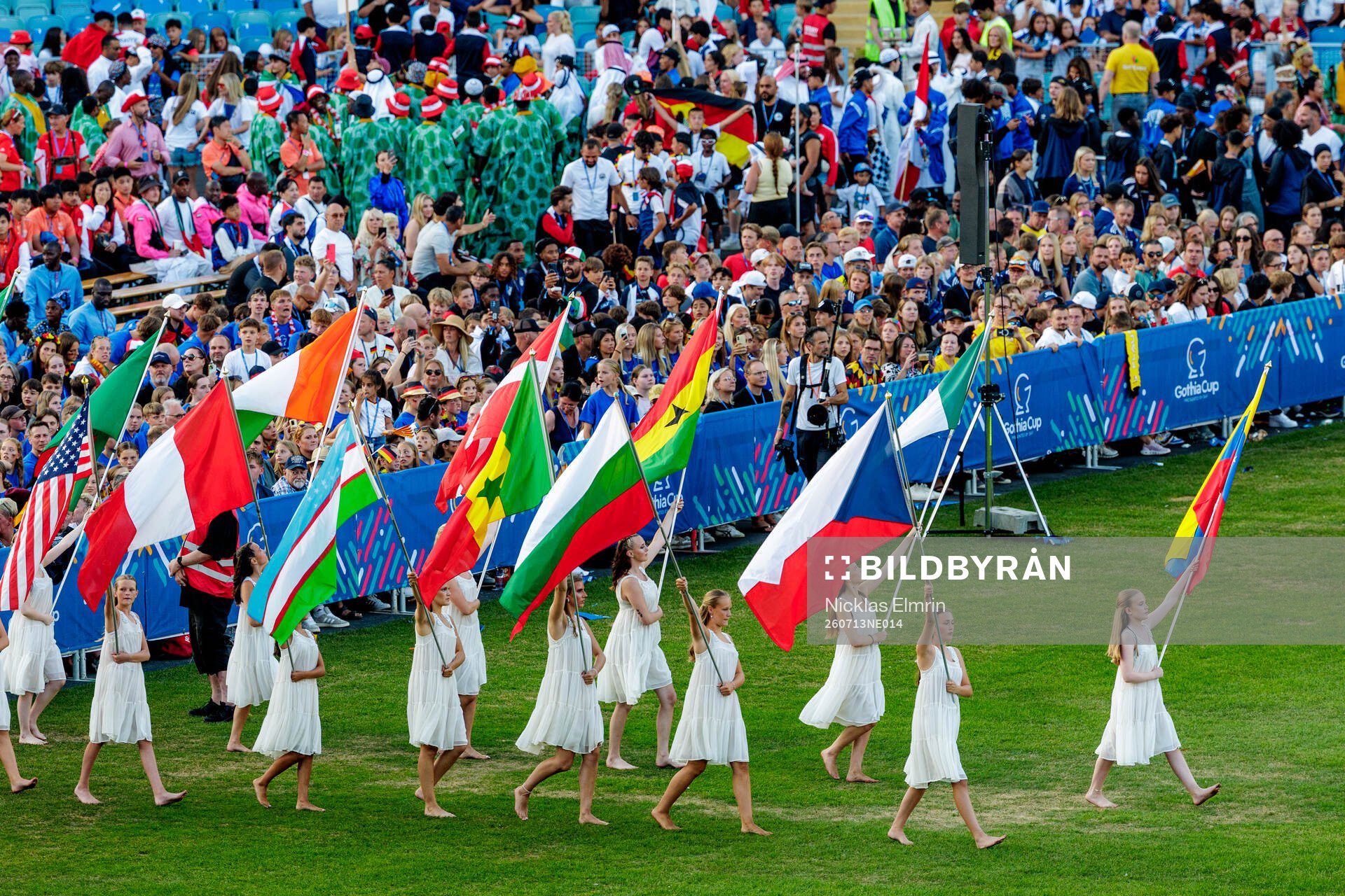 under invigningen av Gothia Cup