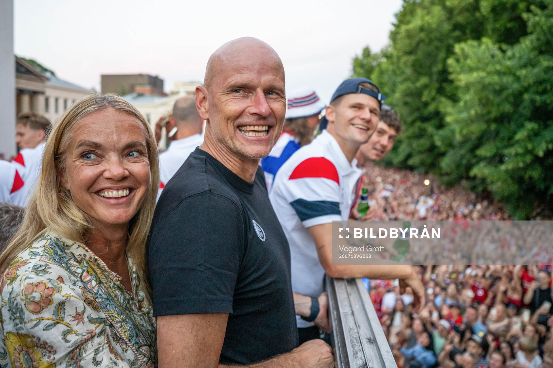 Anniken Solbakken and Ståle Solbakken, head coach of