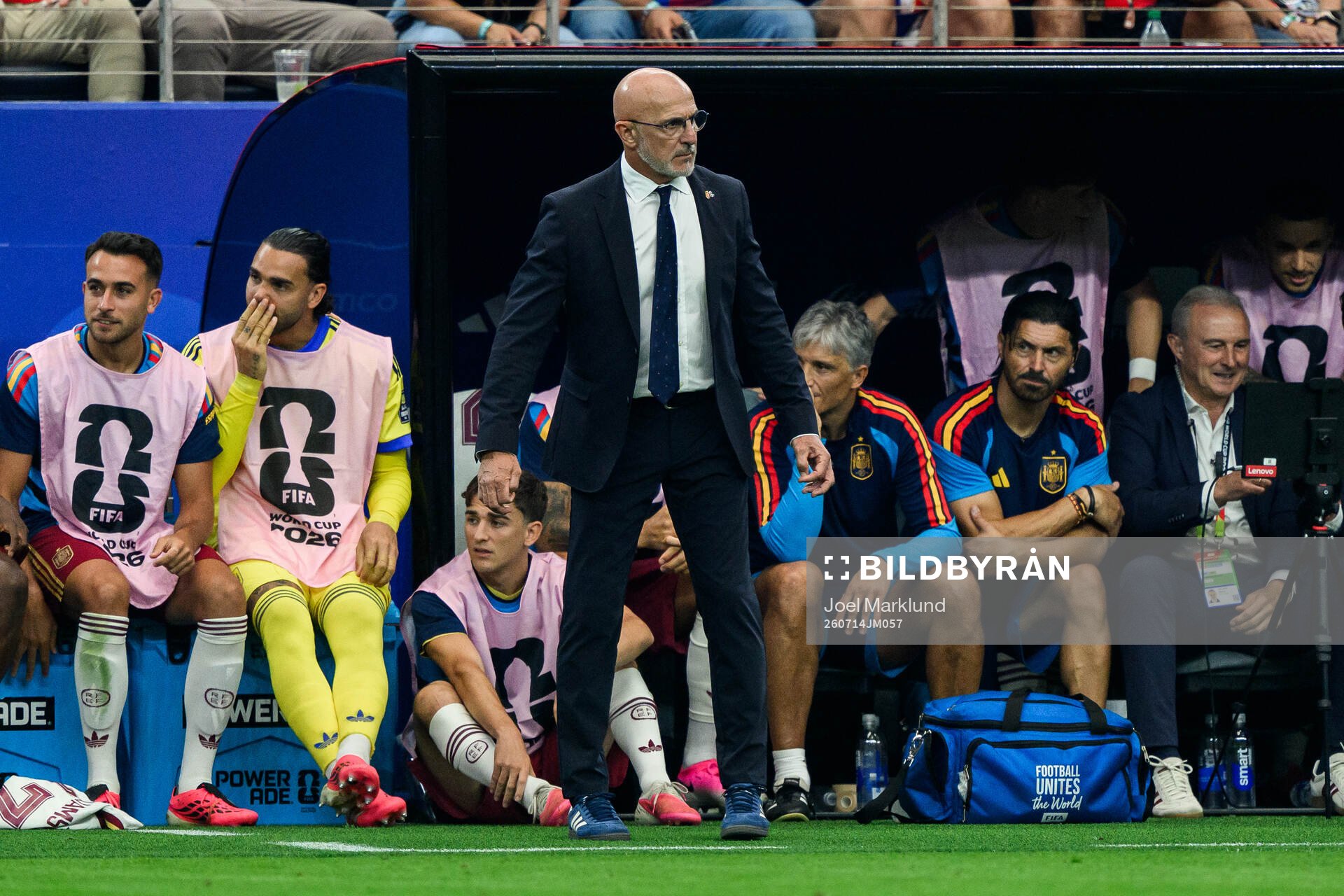 Head coach Luis De La Fuente Castillo of Spain