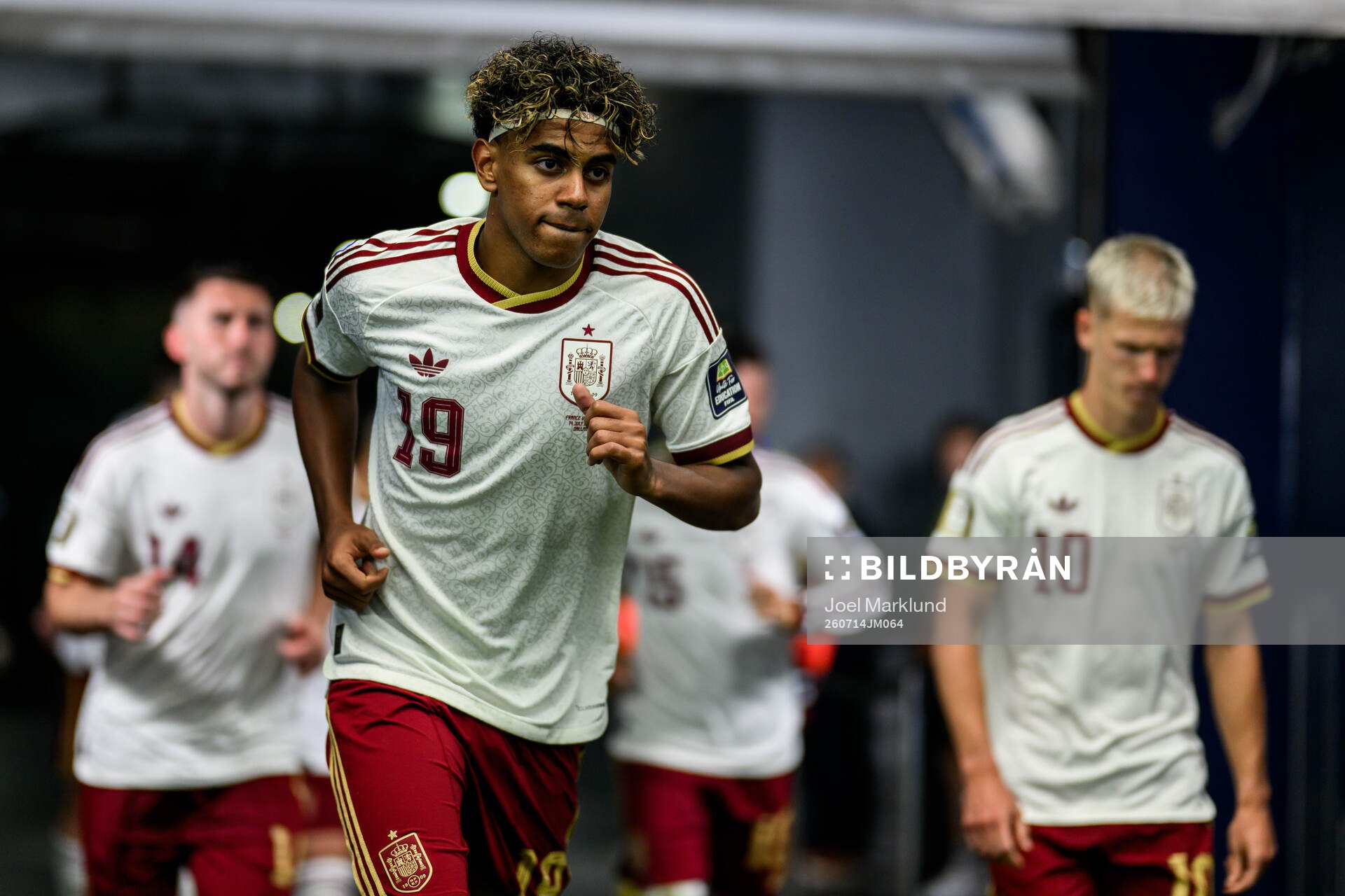 Lamine Yamal of Spain