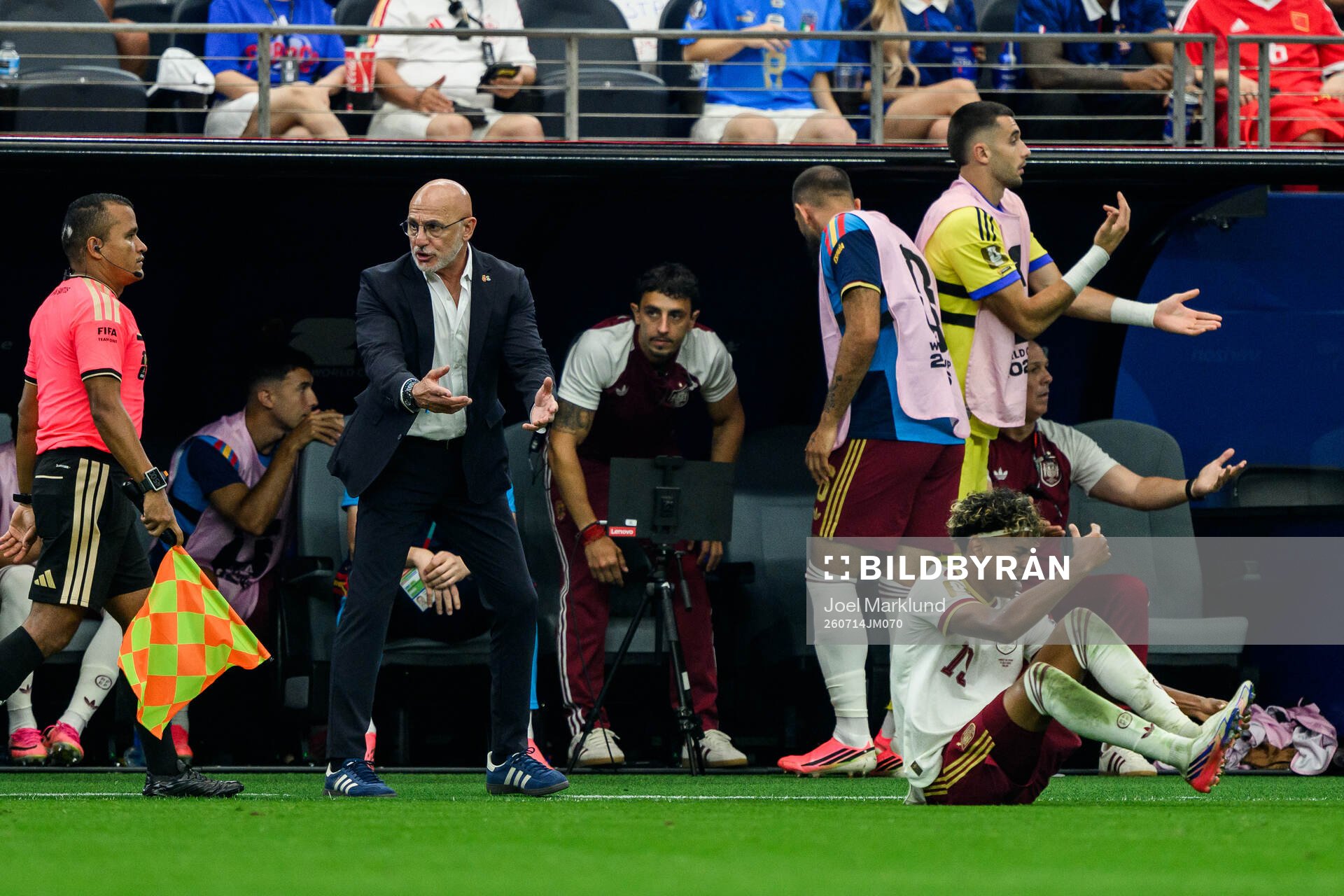 duringHead coach Luis De La Fuente Castillo and Lamine
