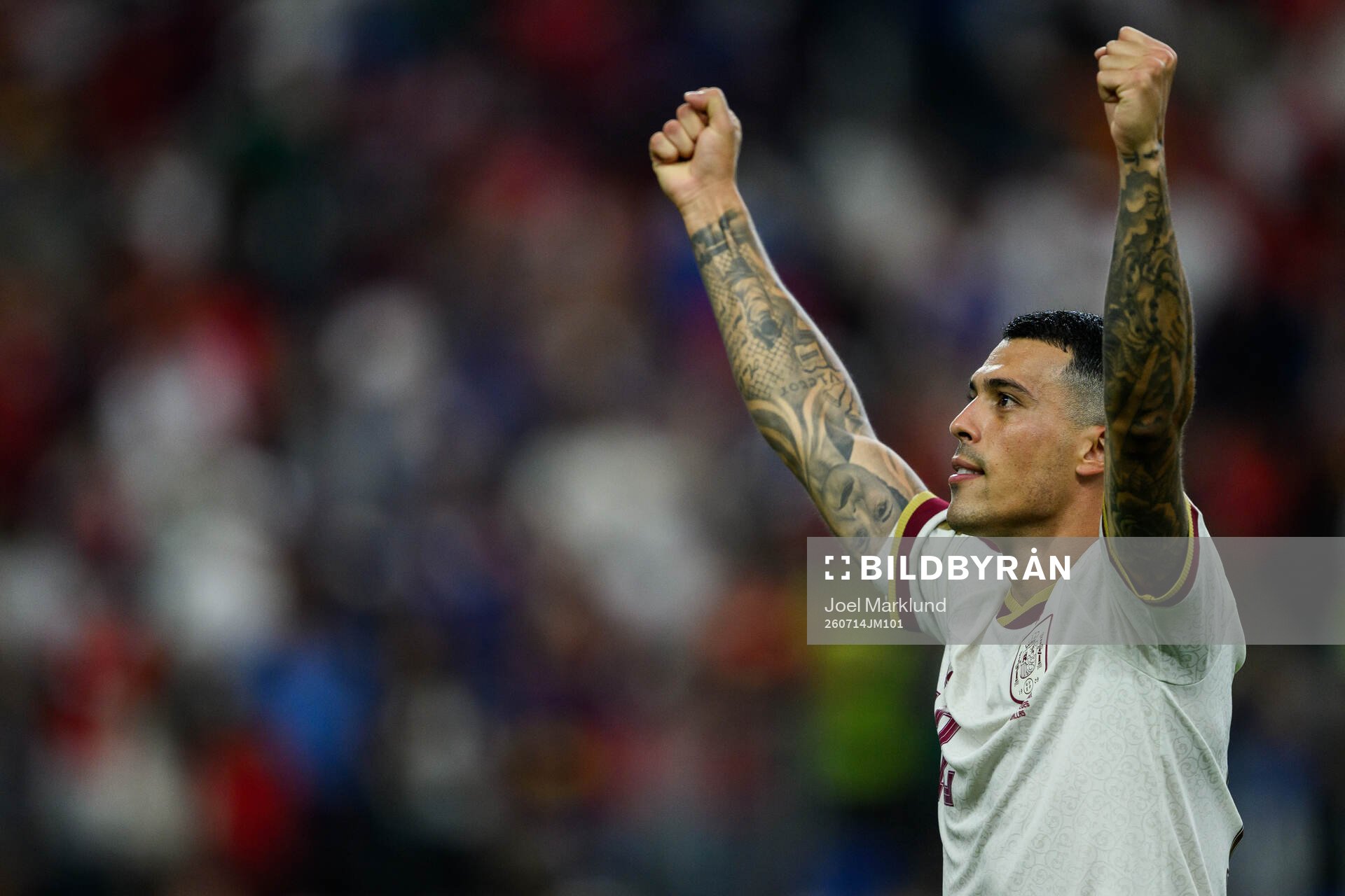 Pedro Porro of Spain celebrates