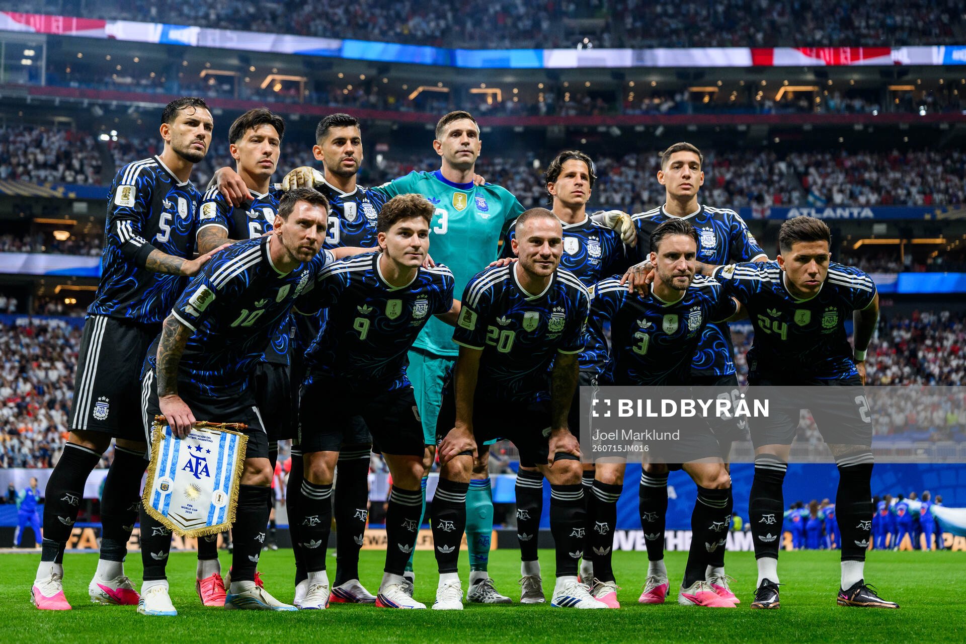 The starting eleven of Argentina