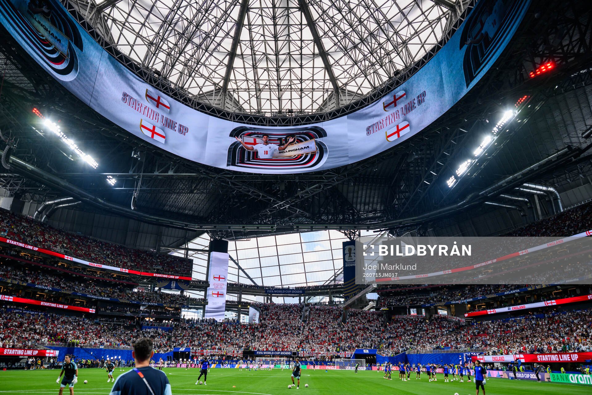 Jude Bellingham of England is presented