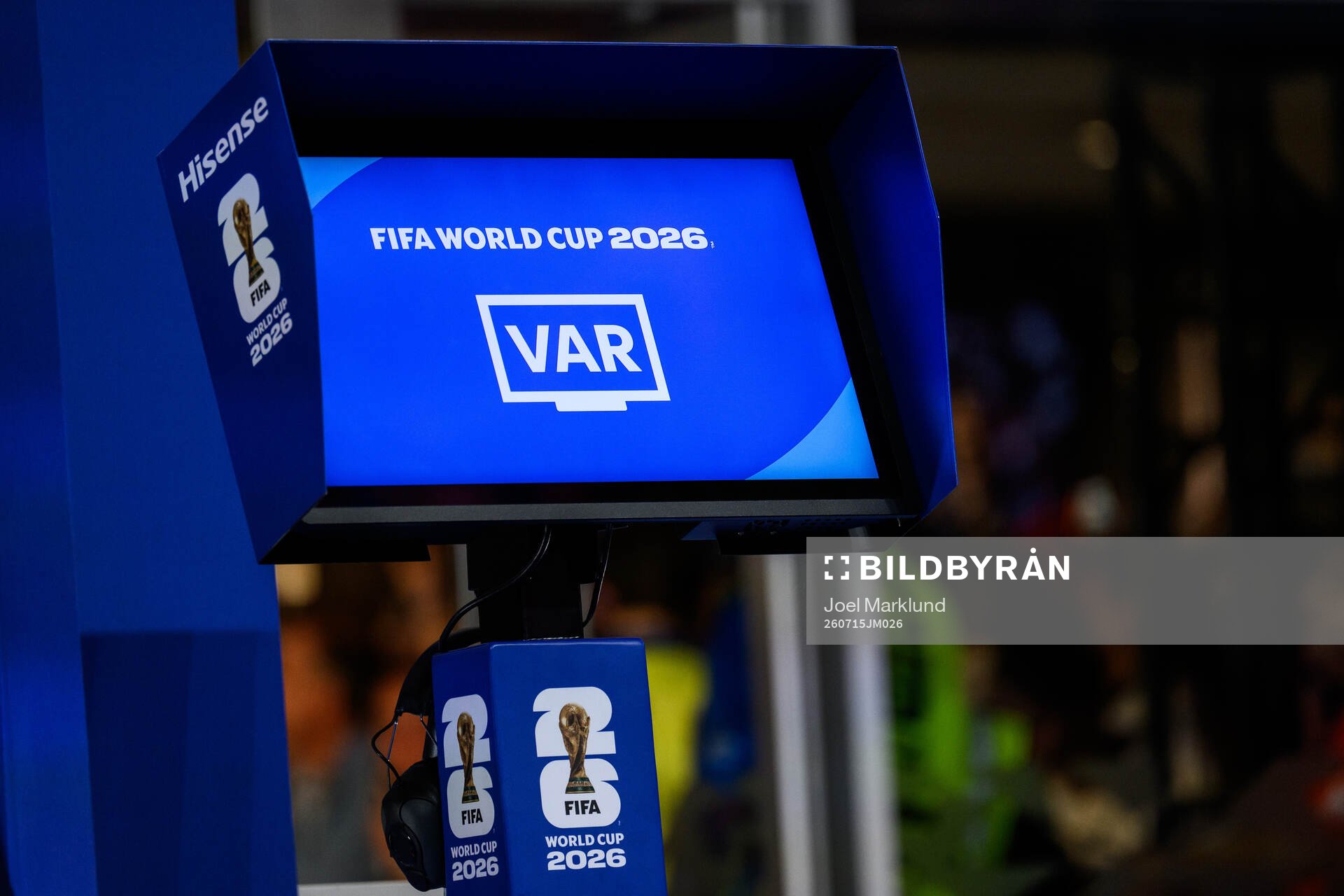 A VAR screen
