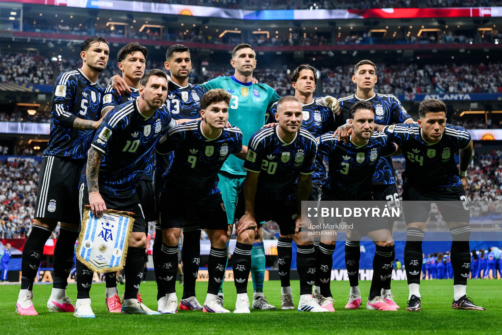 The starting eleven of Argentina with Leandro Paredes,