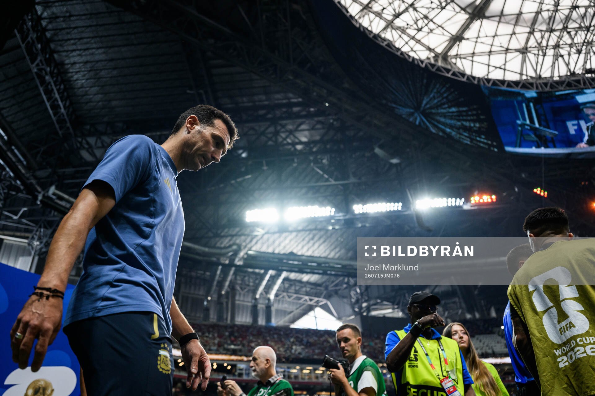 Head coach Lionel Sebastián Scaloni of Argentina