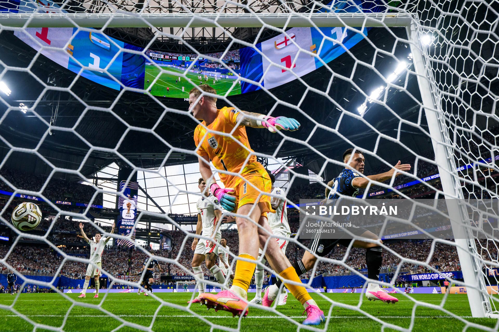 Lautaro Martinez of Argentina celebrates