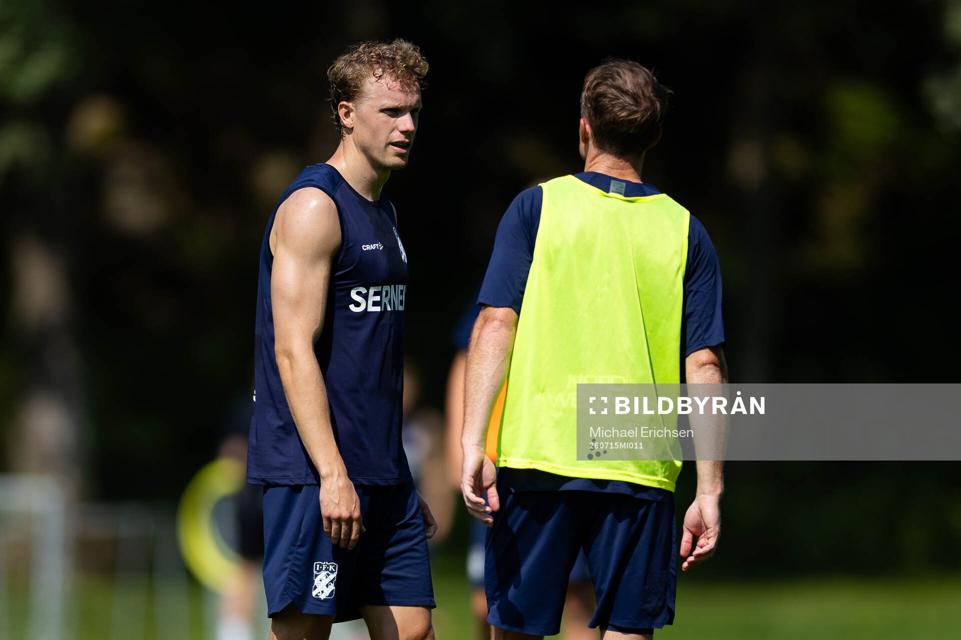IFK Göteborgs Hjörtur Hermannsson och Sam Larsson
