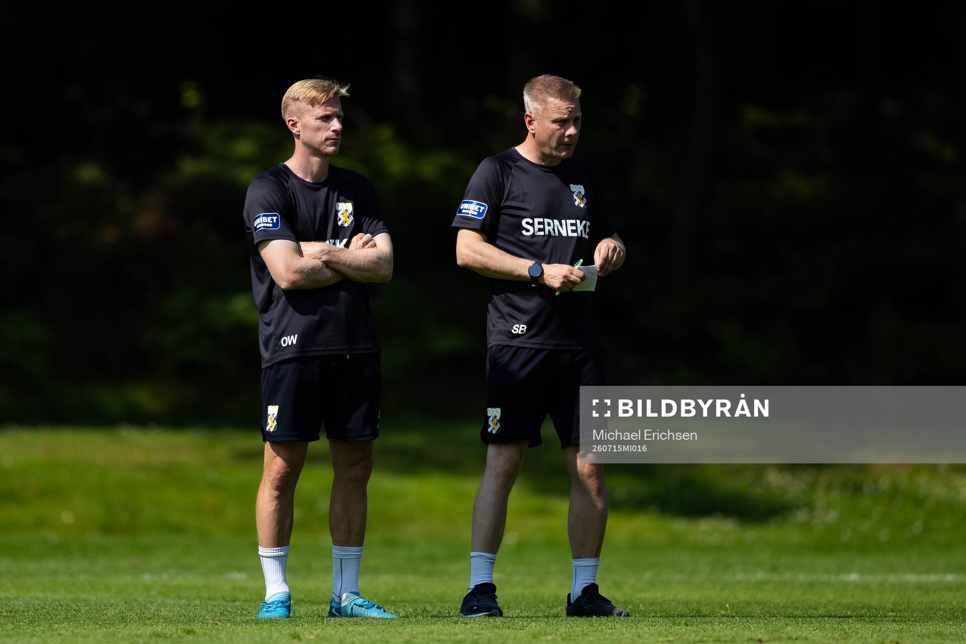 IFK Göteborgs assisterande tränare Oscar Wendt och