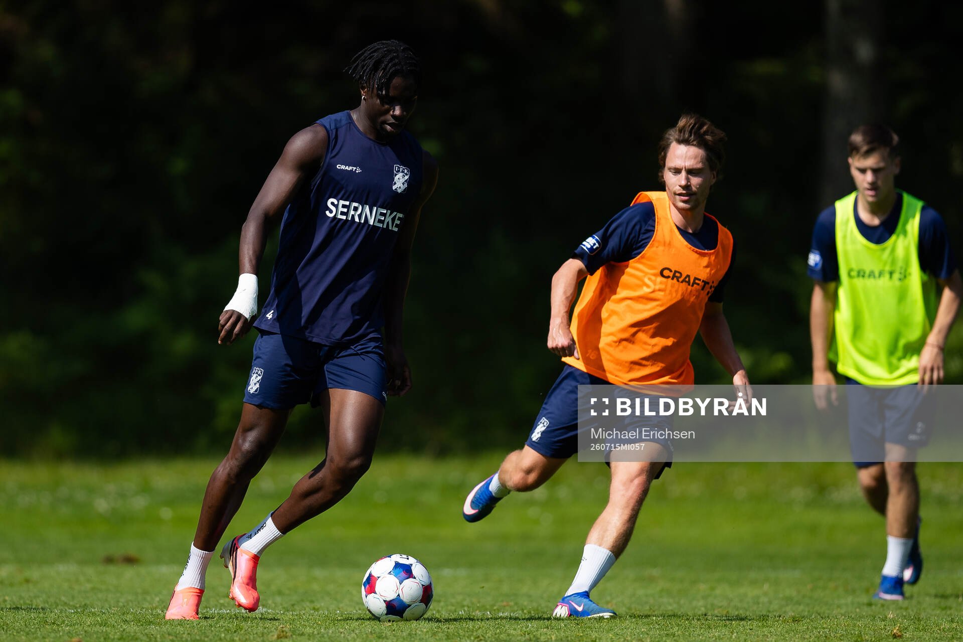 IFK Göteborgs Rockson Yeboah och Filip Ottosson