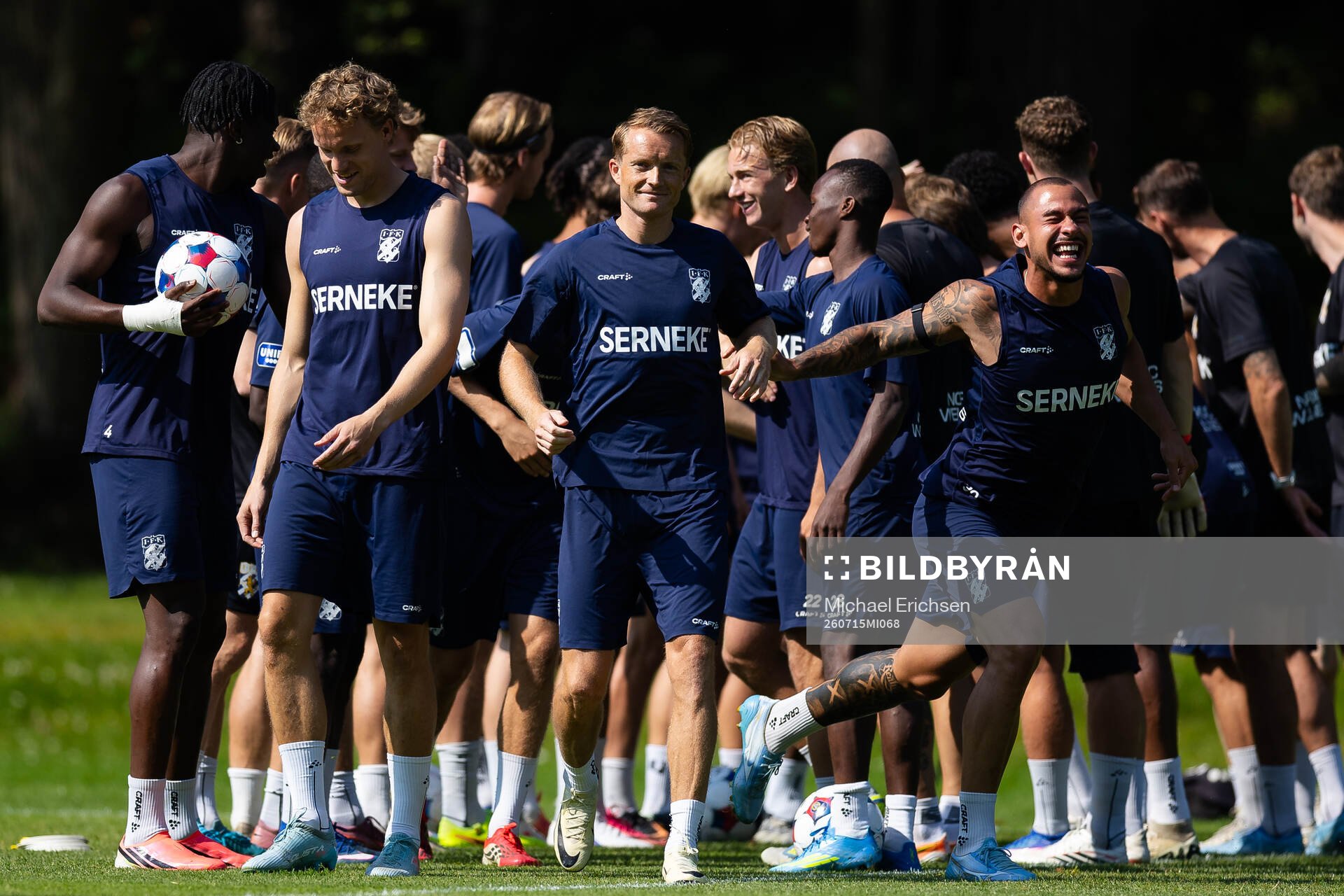 IFK Göteborgs Hjörtur Hermannsson, Sam Larsson och Tiago