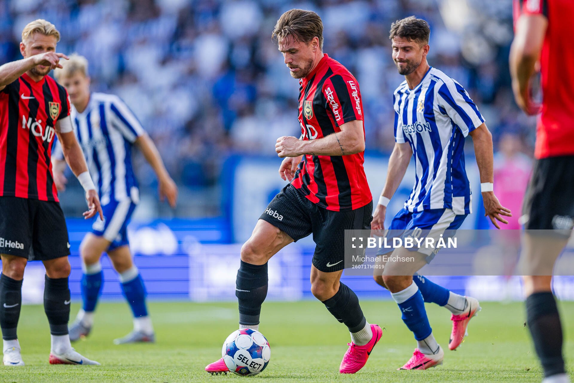 Brommapojkarnas Rasmus Örqvist och IFK Göteborgs Ramon