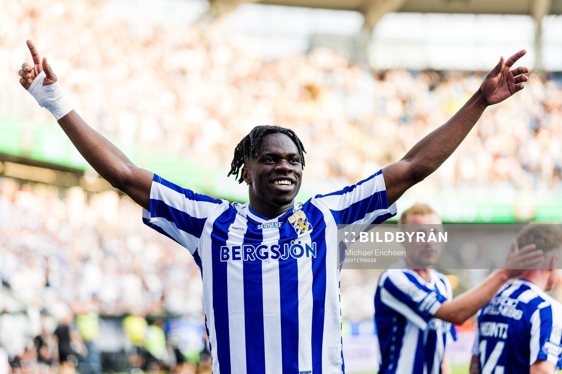 IFK Göteborgs Rockson Yeboah jublar