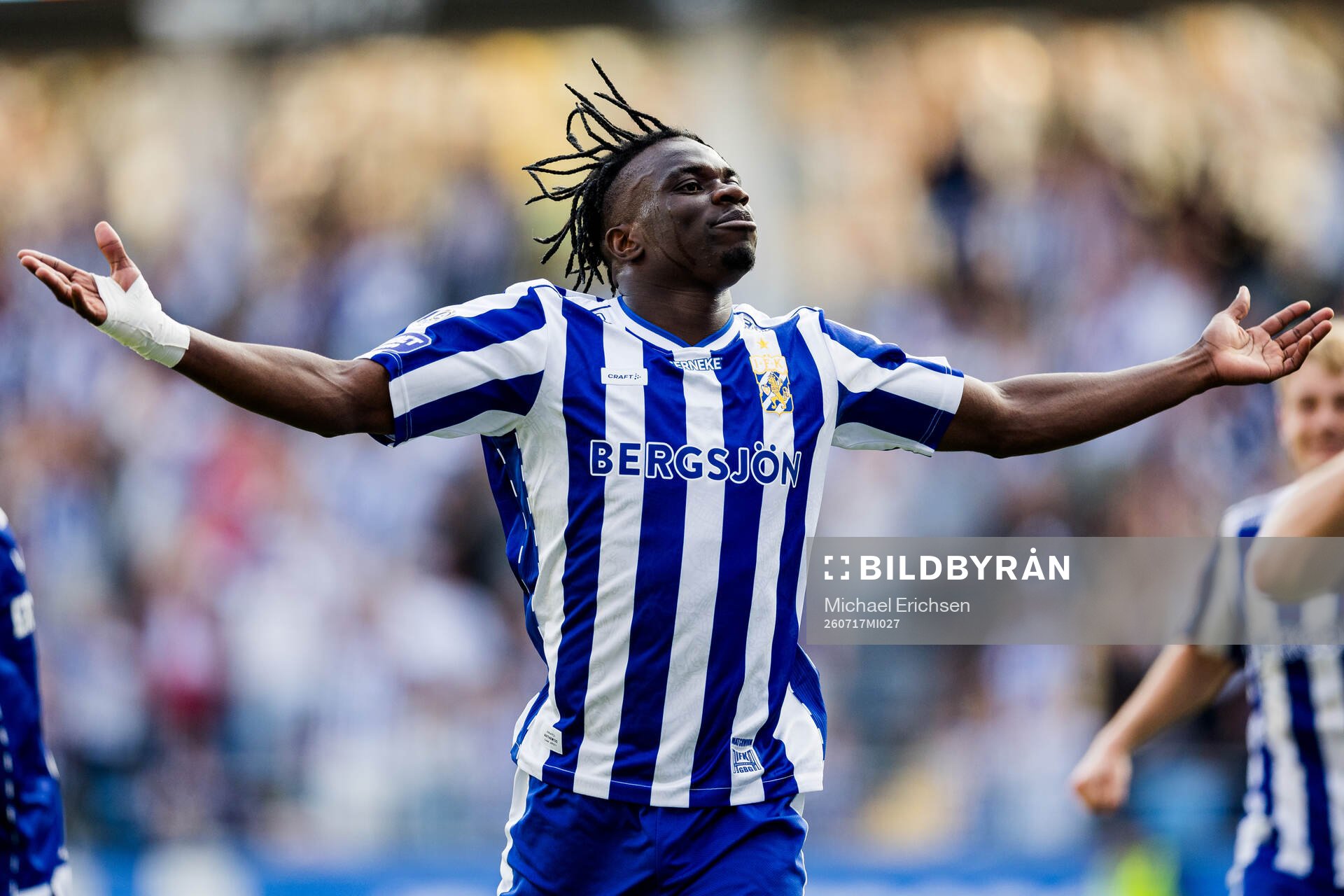 IFK Göteborgs Rockson Yeboah jublar