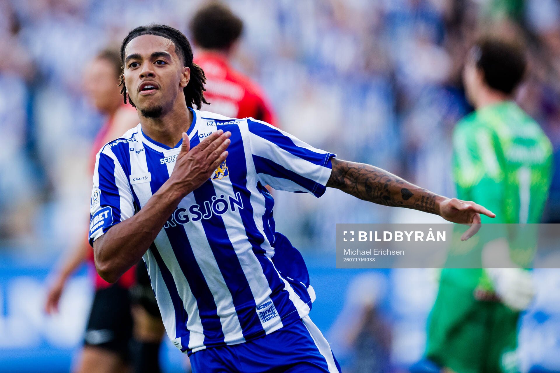IFK Göteborgs Sebastian Clemmensen jublar