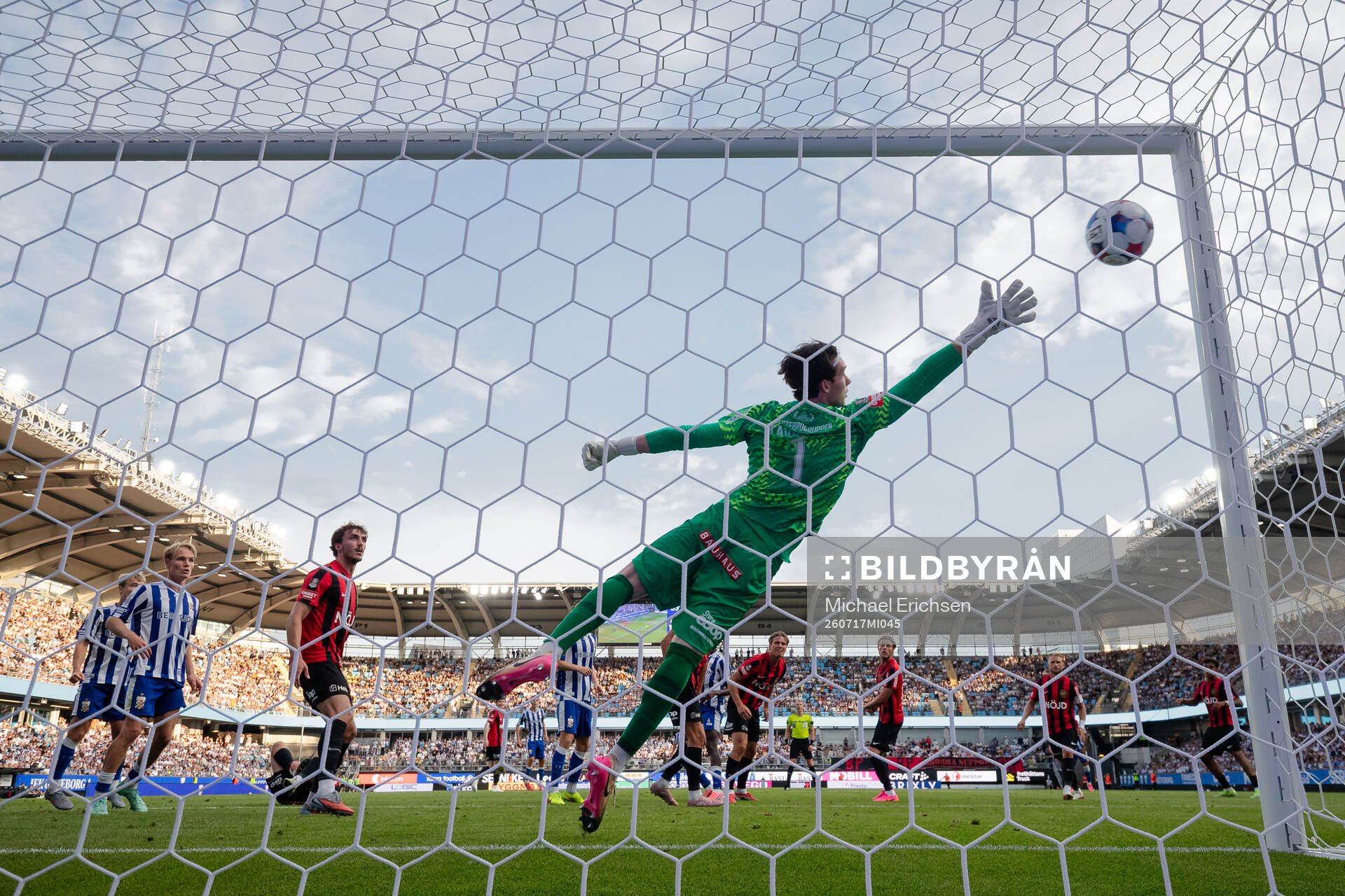 IFK Göteborgs Rockson Yeboah gör 1-0 på Brommapojkarnas